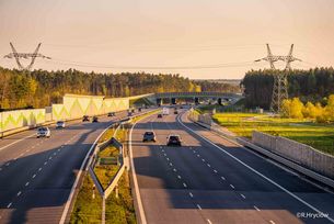 Autostrada A1 - odc. koniec obwodnicy Częstochowy – Tuszyn (foto R.Hryciów)