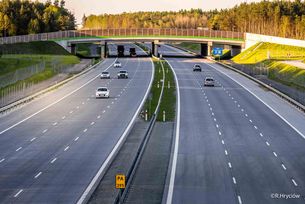 Autostrada A1 - odc. koniec obwodnicy Częstochowy – Tuszyn (foto R.Hryciów)